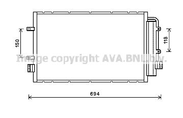 AVA QUALITY COOLING Kondensaator,kliimaseade IV5127D